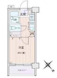 エコロジー都立大学レジデンス 718 間取り図