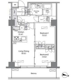 ソライエアイル練馬北町 503 間取り図