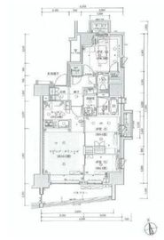 リビオ神楽坂 6階 間取り図