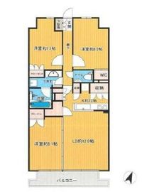 クラッシィハウス湘南藤沢 6階 間取り図