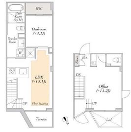 LUMIEC suite EBISU (ルミークスイート恵比寿) 105 間取り図