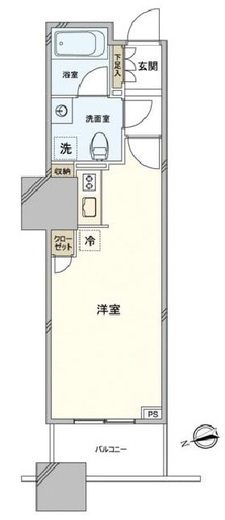 白金タワー 6階 間取り図