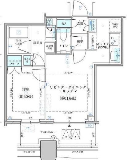 パークタワー勝どきミッド/サウス 36階 間取り図