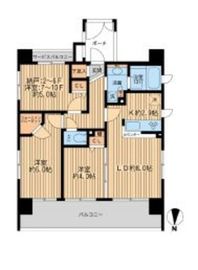 エコロジー錦糸町レジデンス 1004 間取り図