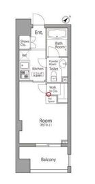 レジディア池袋ウエスト 703 間取り図