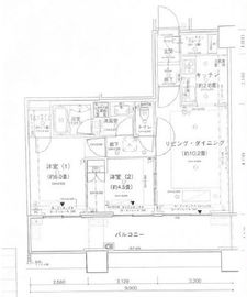 アウルタワー 41階 間取り図