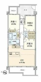 ヴィークステージ世田谷・千歳船橋 2階 間取り図