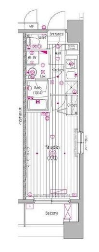 ガーラ・ステーション横浜反町 11階 間取り図
