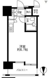 ルネ御苑プラザ 4階 間取り図