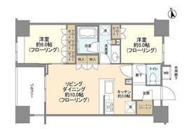 クレヴィア東京八丁堀湊ザ・レジデンス 12階 間取り図