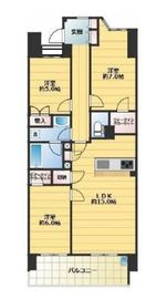 常盤台ガーデンソサエティ 2階 間取り図