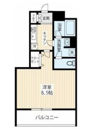 アルコバレーノ武蔵小杉Ⅱ 5階 間取り図