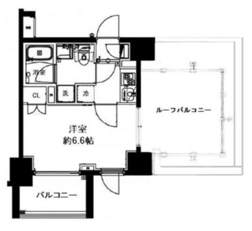 アクサス代々木公園 5階 間取り図