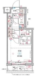クレヴィスタ横浜大口 508 間取り図