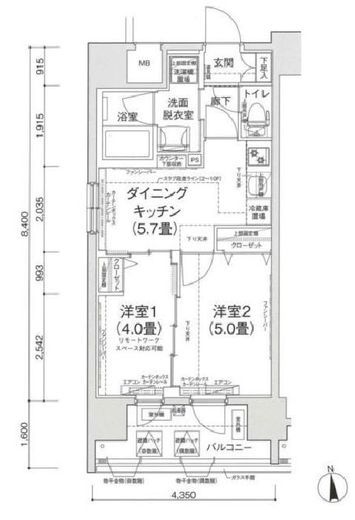 アイルプレミアム池袋ノルド 9階 間取り図