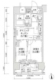 アイルプレミアム池袋ノルド 9階 間取り図