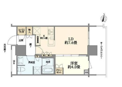 THE YOKOHAMA FRONT TOWER (ザ・ヨコハマフロントタワー) 20階 間取り図