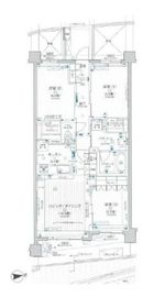 パレステージ溝の口 1階 間取り図