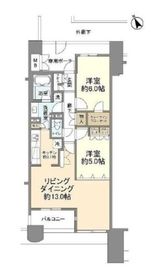 アリュール新川崎 10階 間取り図