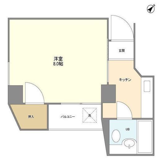 青葉台タワー 703 間取り図