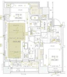 アトラス白金台レジデンス 7階 間取り図