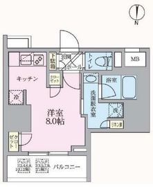 ARKMARK浅草 (アークマーク浅草) 204 間取り図