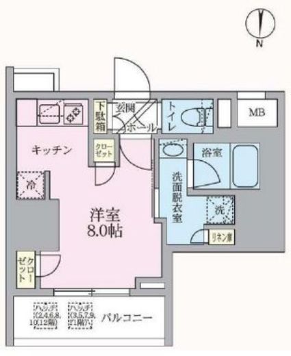 ARKMARK浅草 (アークマーク浅草) 504 間取り図