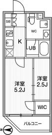 リテラス清澄白河 307 間取り図