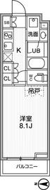 リテラス清澄白河 203 間取り図