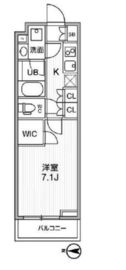 リテラス清澄白河 302 間取り図