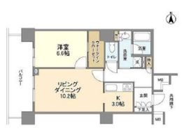 豊洲シエルタワー 27階 間取り図