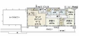 グランドメゾン東戸塚 7階 間取り図