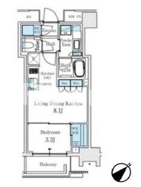 パークホームズ西小山 4階 間取り図