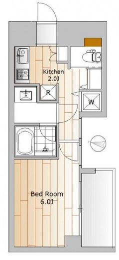 トゥールロワイヤルエルモア代々木上原 1階 間取り図