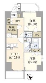 スカイライフ武蔵小山 7階 間取り図