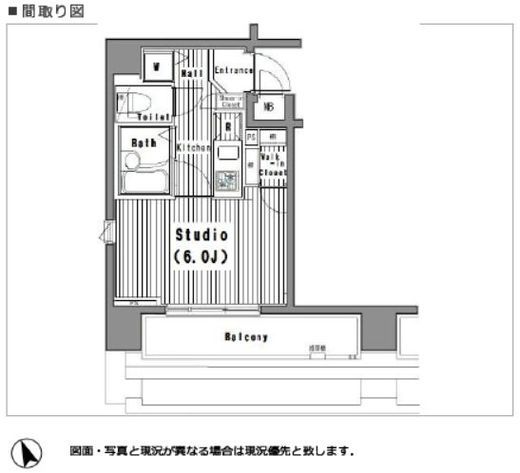 ガーラ芝御成門 15階 間取り図