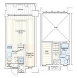 ドゥーエ新丸子 310 間取り図