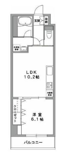 グランデュール2関内 503 間取り図