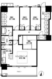 THE KOSUGI TOWER 14階 間取り図