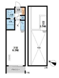 カッシア目黒 510 間取り図