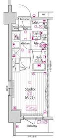 グランド・ガーラ横浜 6階 間取り図