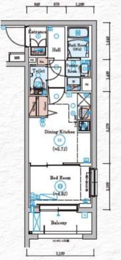 GENOVIA川崎Ⅴ (ジェノヴィア川崎Ⅴ) 2階 間取り図