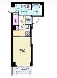 サンライズ横濱東口 6階 間取り図