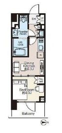 ライオンズフォーシア蔵前オアシス 308 間取り図
