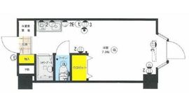 赤坂ベルゴ 9階 間取り図