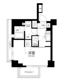 ピアース中野坂上 2階 間取り図