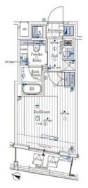 ガリシア新宿North 4階 間取り図