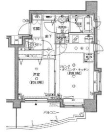 アビテ四谷三丁目 9階 間取り図
