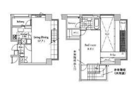 Blue 9階 間取り図