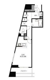 プラティーク三軒茶屋 7階 間取り図